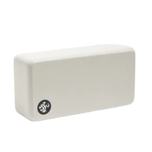 Klocek do jogi Lean Recycled Foam Block - biały
