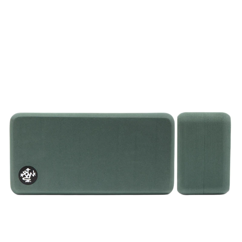 Klocek do jogi Lean Recycled Foam Block - zielony