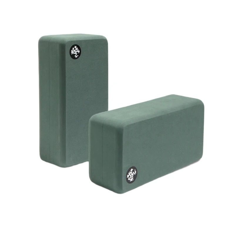 Klocek do jogi Lean Recycled Foam Block - zielony