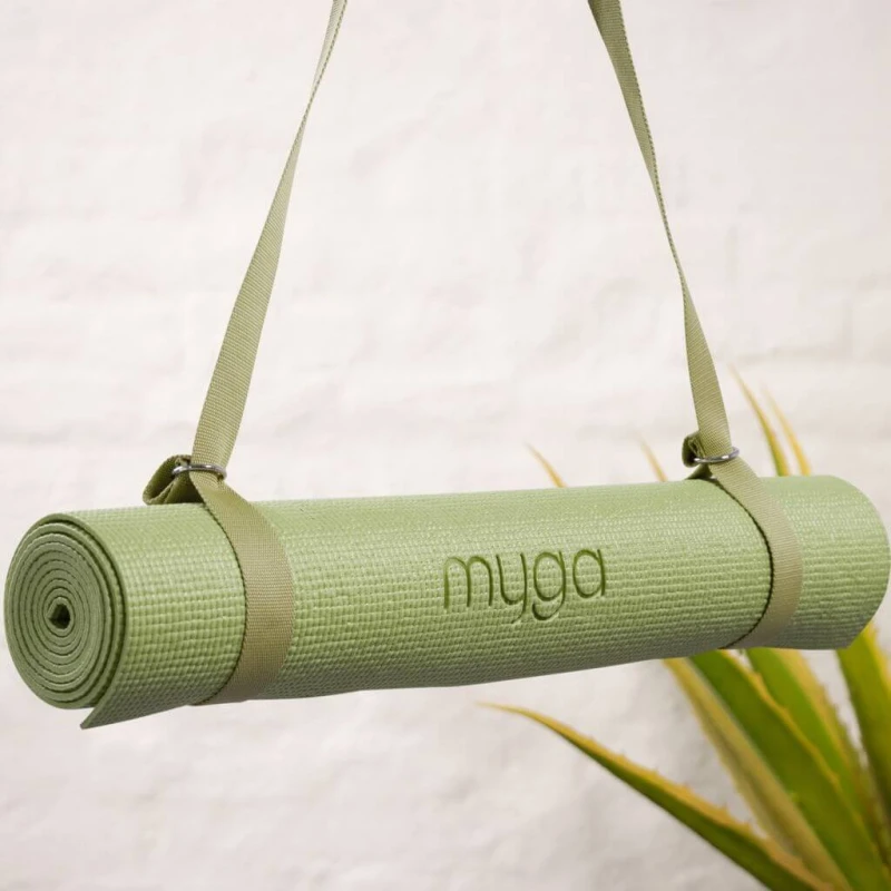 Pasek do jogi myga 2 w 1 - zielony