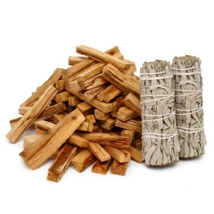 Duży Zestaw Palo Santo Kadzidło 200g + 2x Szałwia Biała Duży Pęk