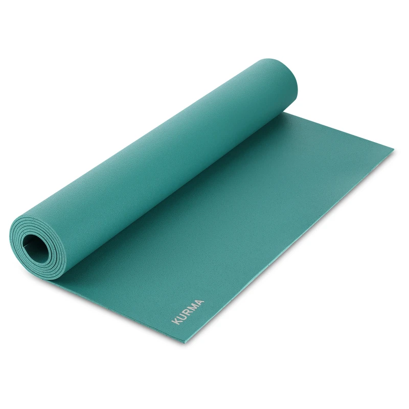 kurma_yoga_mat_geco-lite_lagoon_rolled_new-logo_bottom-surface.jpg