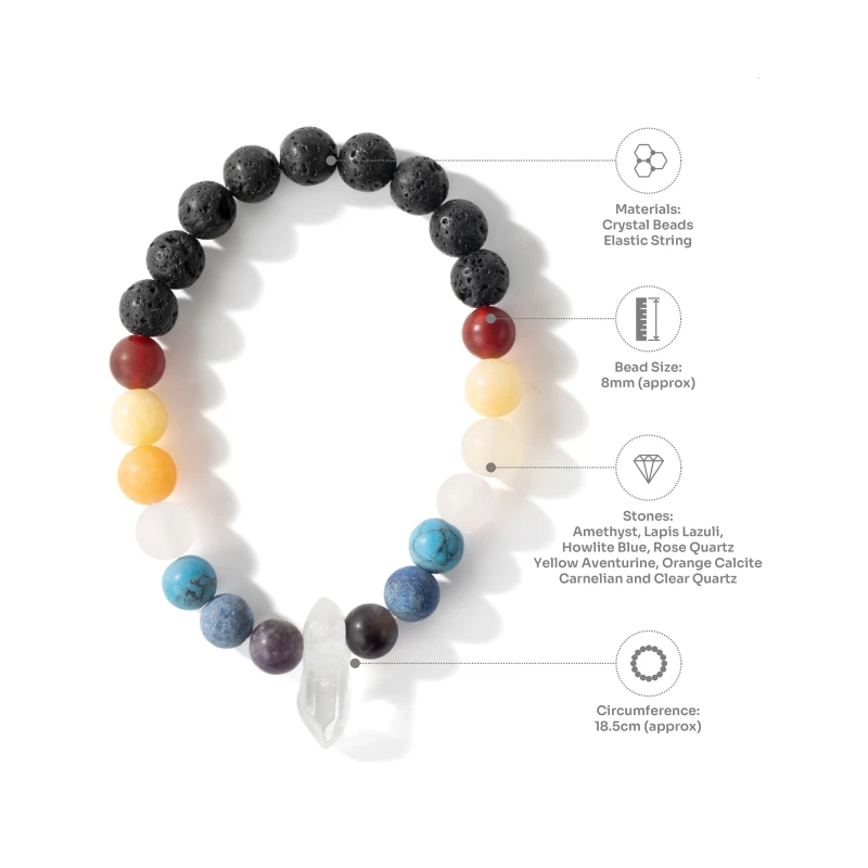 Bransoletka myga Crystal Chakra