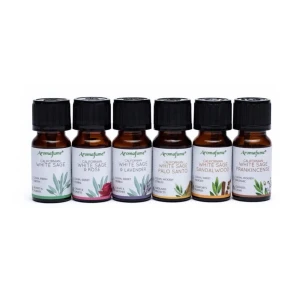 Zestaw 6 mieszanek olejków eterycznych Aromafume Biała Szałwia 6x 10ml
