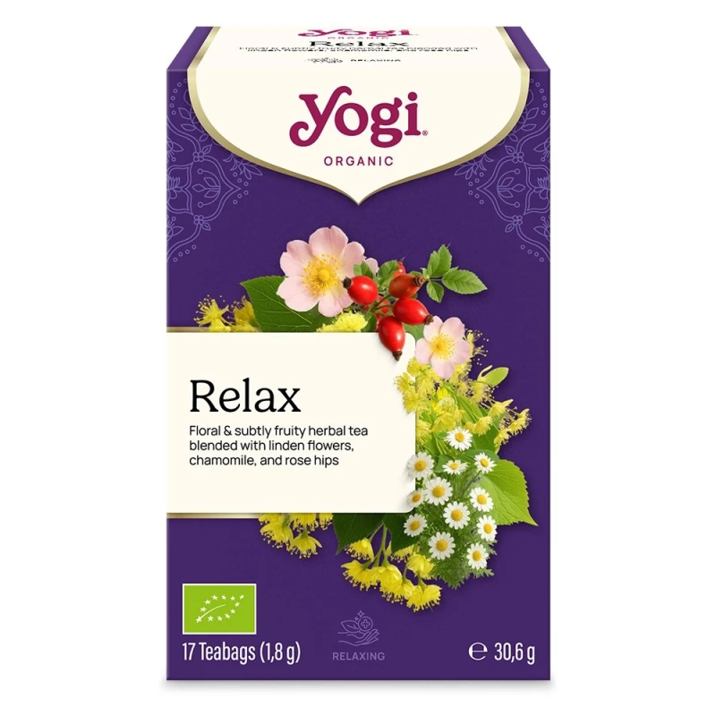 New BIO Herbata Yogi Tea Relax - Relaks (17x1,8g)
