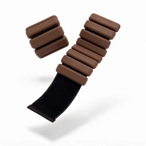Obciążniki na nadgarstki i kostki Omm Yoga Ankle Wrist 2 × 0,45 kg - czekoladowy