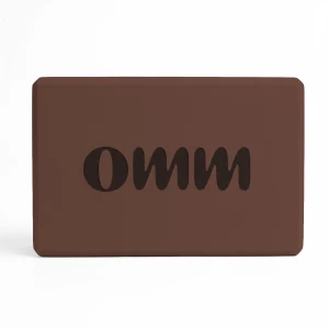 Kostka do jogi OMM YOGA - brązowy