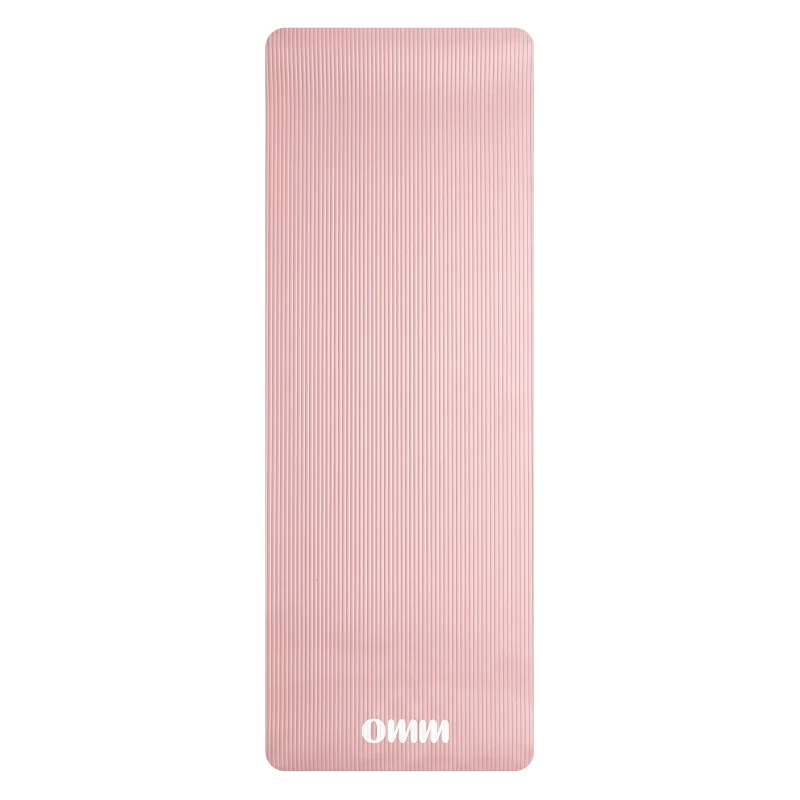 Mata do pilatesu OMM YOGA 10 mm - różowa