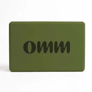 Kostka do jogi OMM YOGA - zielony