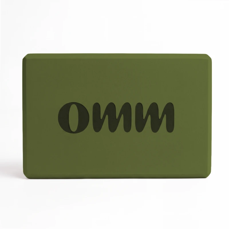 Kostka do jogi OMM YOGA - zielony