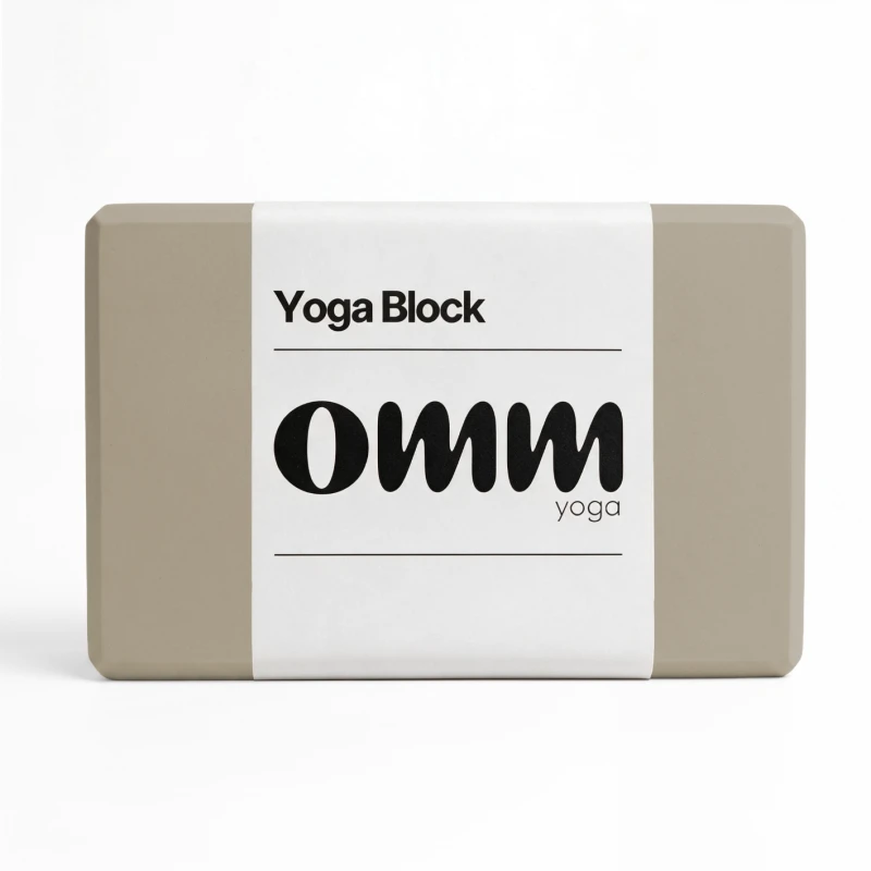 kostka-do-jogi-omm-yoga-bezowy