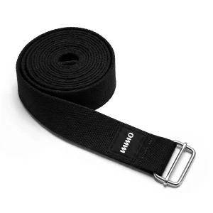 Pasek do jogi Omm Yoga 200cm - czarny