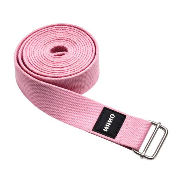 Pasek do jogi Omm Yoga 200cm - jasnyróżowy