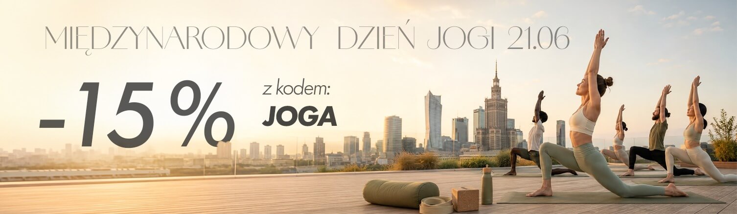 dzień jogi mata do jogi akcesoria do jogi promocja Jogowy.pl | Joga sklep Warszawa